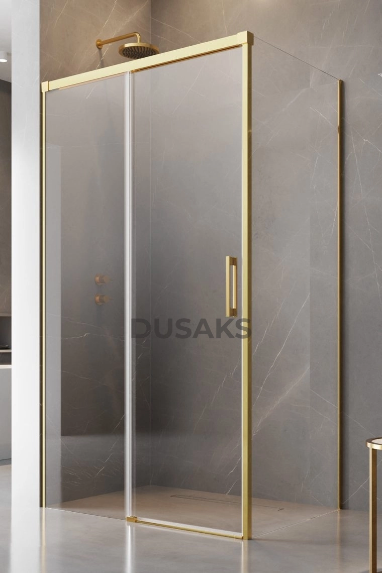 Gold Köşeli Duşakabin Lüks ve Banyo Hali