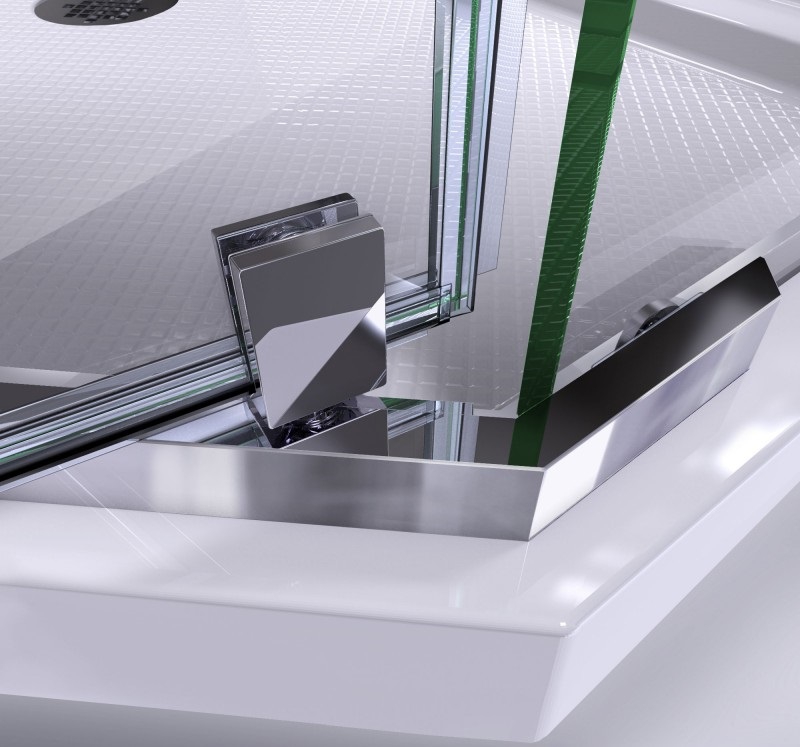 Dusaks Lq Quatra Frameless Pivot Duşakabin Sistemi H 200