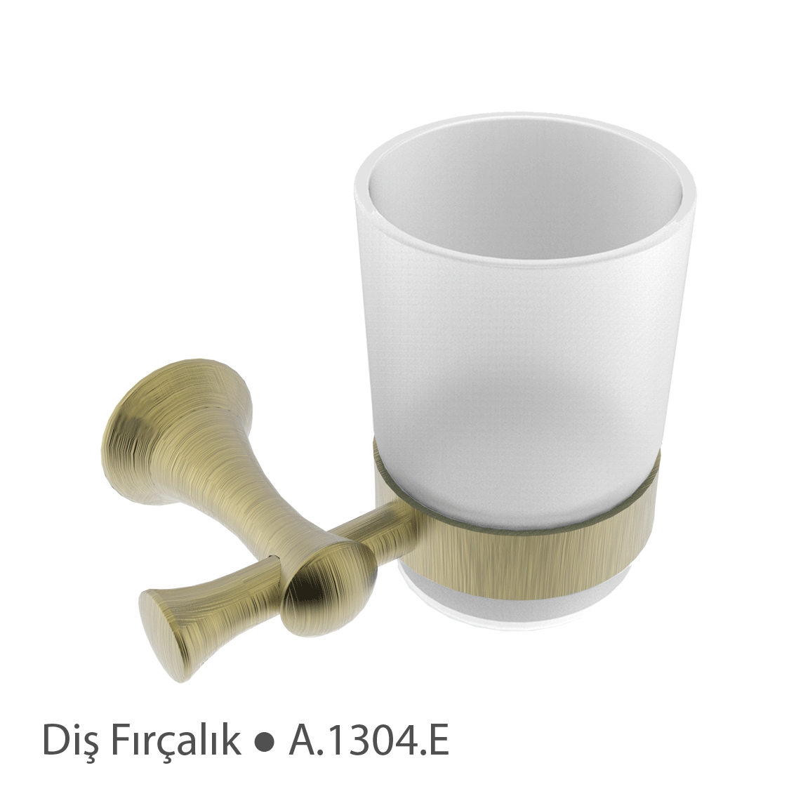 Art Deluxe - Antik Sarı - Diş Fırçalık A.1304.E