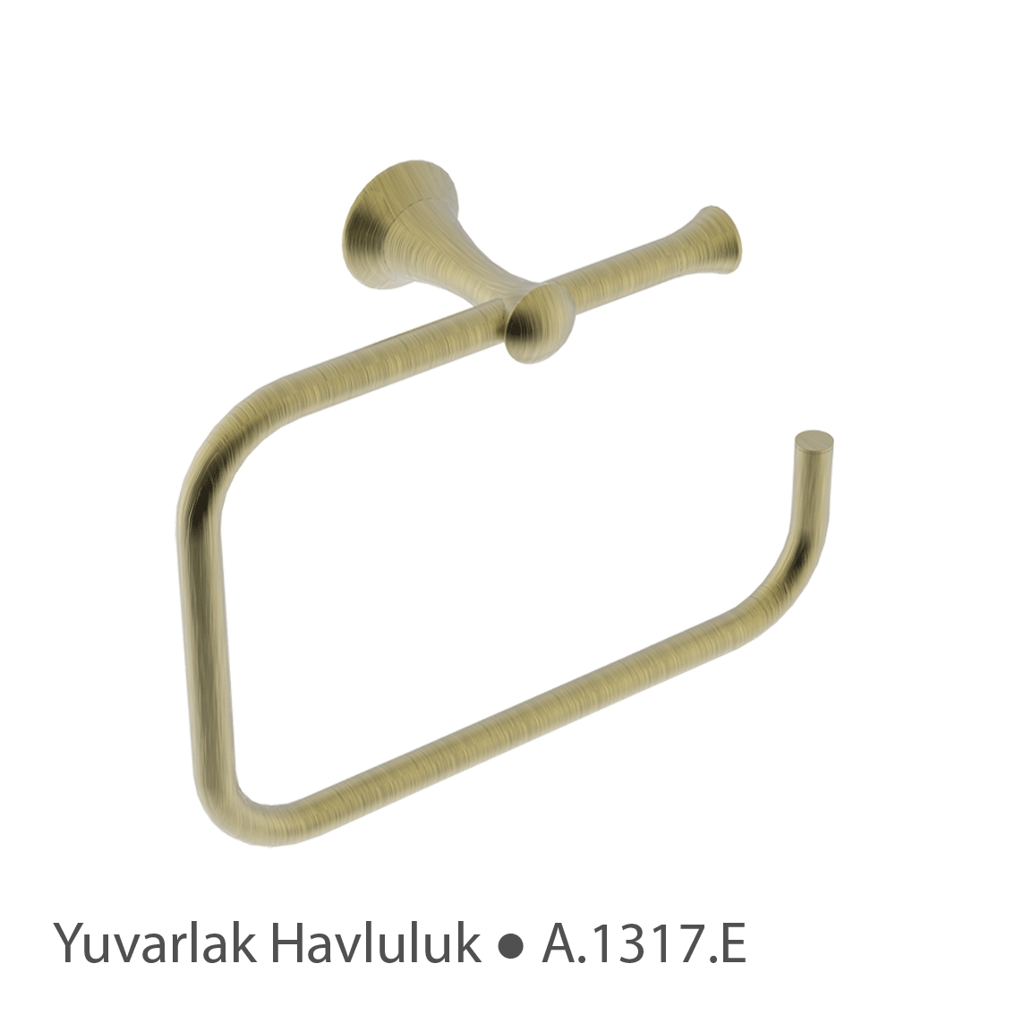 Art Deluxe - Antik Sarı - Yuvarlak Havluluk A.1317.E