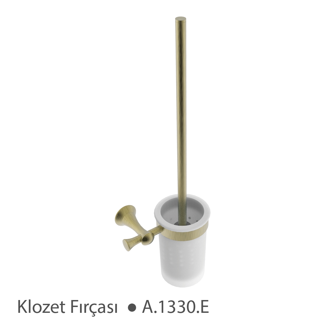 Art Deluxe Altın Klozet Fırçası A.1310.A