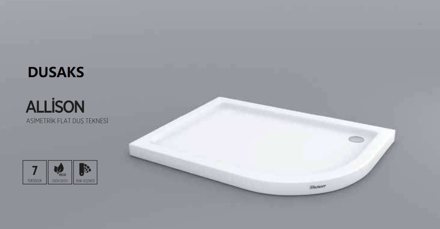 Asimetrik Flat Duş Teknesi H 7
