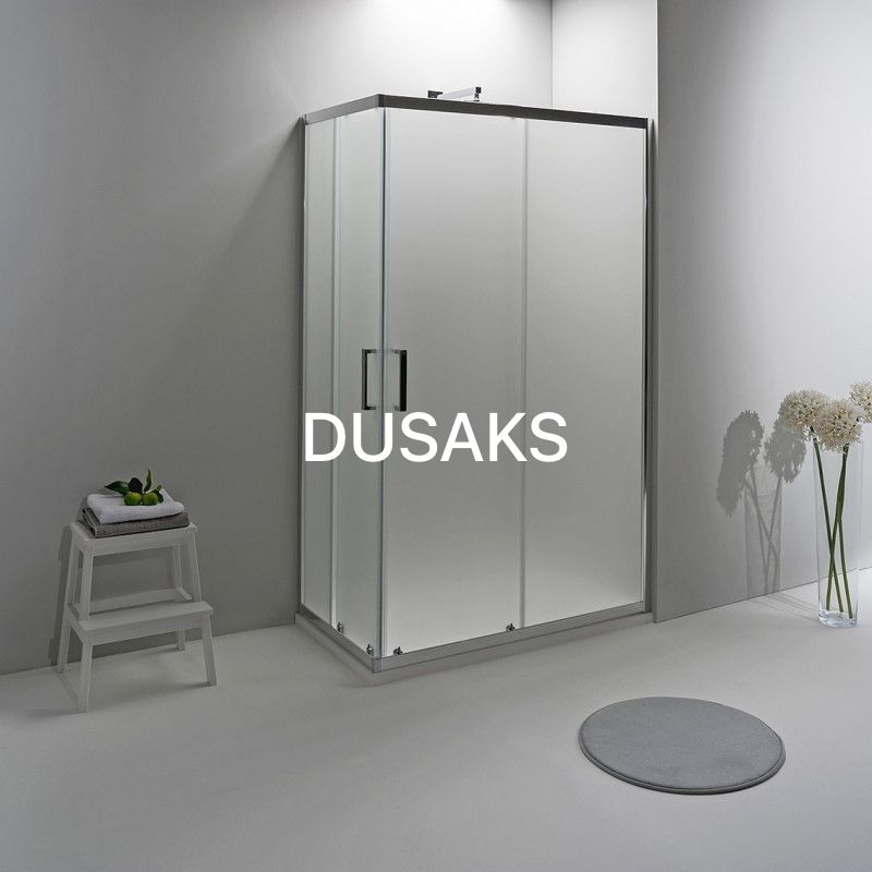Parlak Duşakabin Kumlama 5Mm Temperli Cam Yükseklik 190 Cm