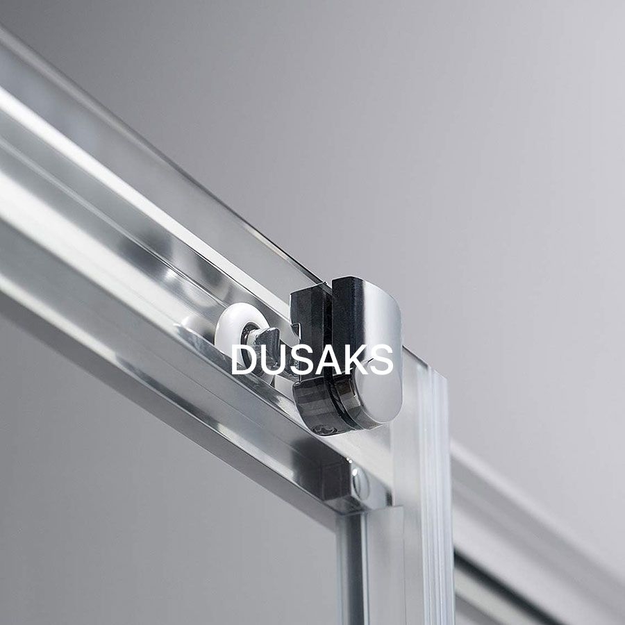 Parlak Duşakabin Şeffaf 5Mm Temperli Cam Yükseklik 190 Cm