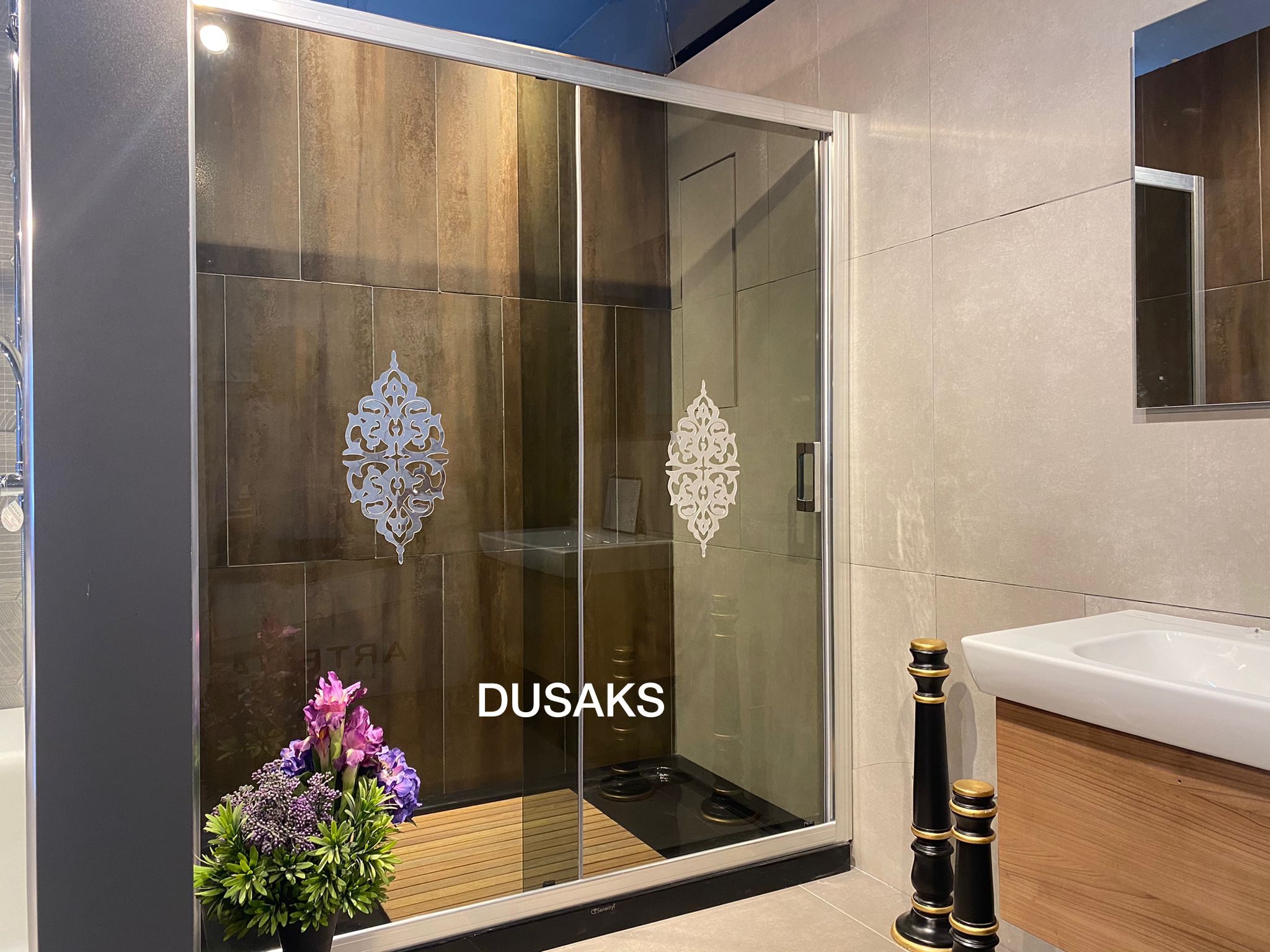 Parlak Füme Duşakabin H190