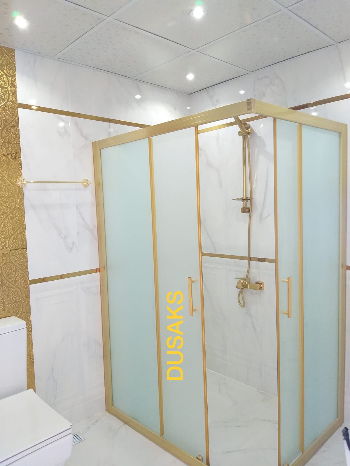 Gold Duşakabin Kumlamalı H190