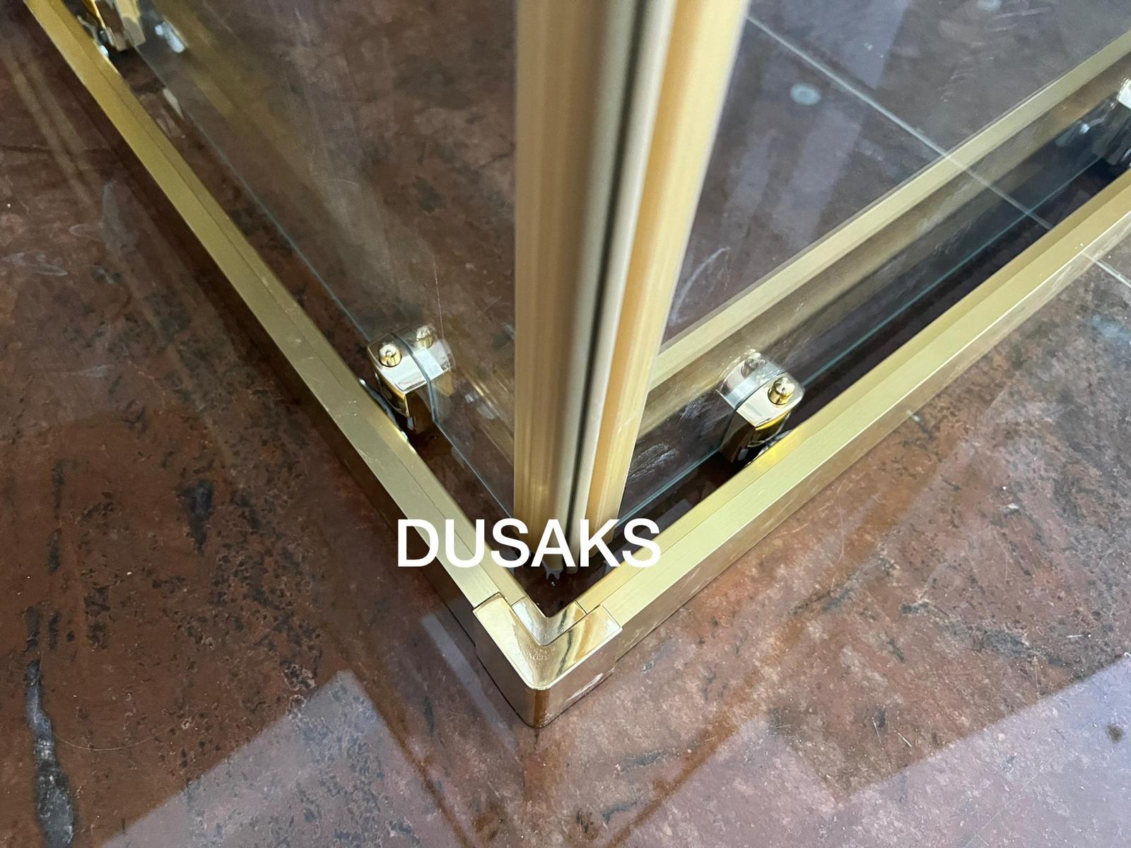 Gold Duşakabin Kumlama 5Mm Temperli Cam Yükseklik 190 Cm