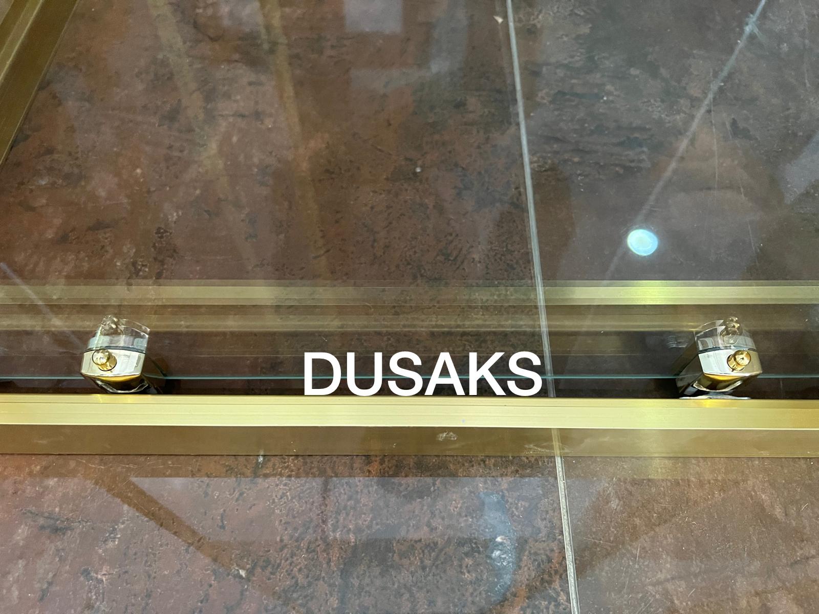 Gold Duşakabin Kumlama 5Mm Temperli Cam Yükseklik 190 Cm