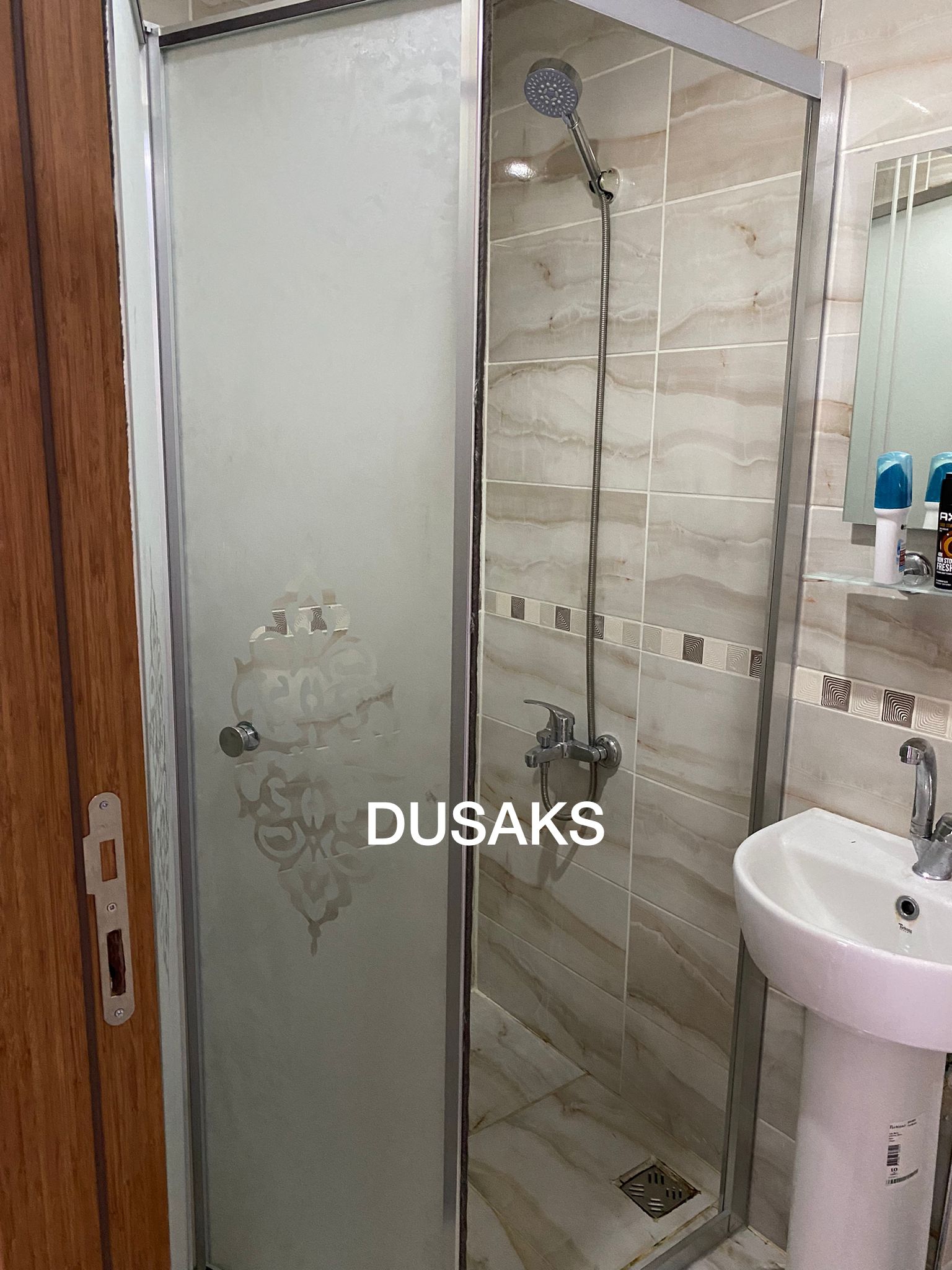 Katlanır Duşakabin Desenli