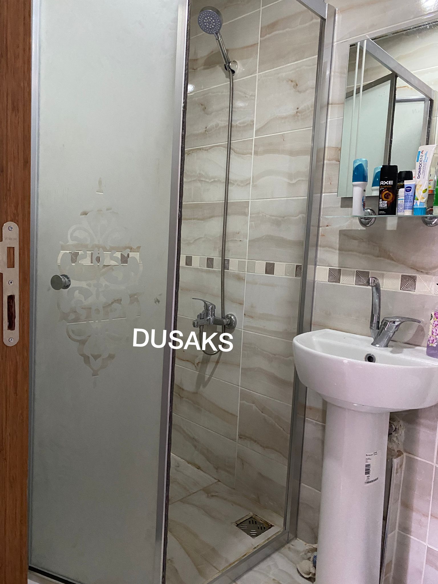 Katlanır Duşakabin Desenli