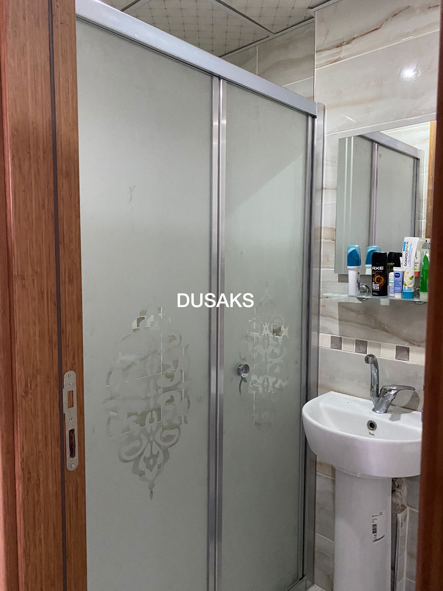 Katlanır Duşakabin Desenli