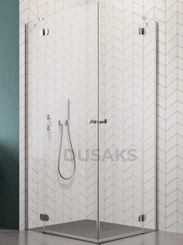 Köşeli Menteşeli Duşakabin 6mm Cam Yükseklik 190 cm