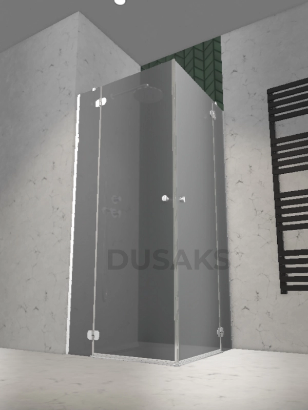  İstanbul Menteşeli Duşakabin Sarı 6mm Cam Yükseklik 190 cm