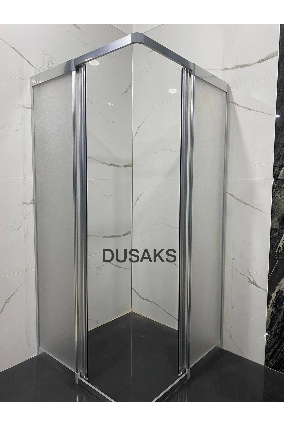 Parlak Duşakabin Buslu Mika Cam H 182