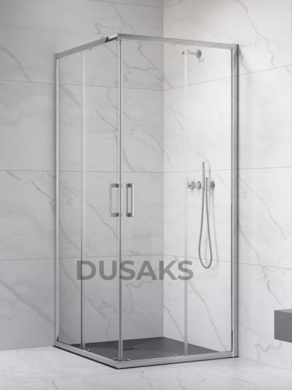 Parlak Duşakabin Şeffaf Cam H 190