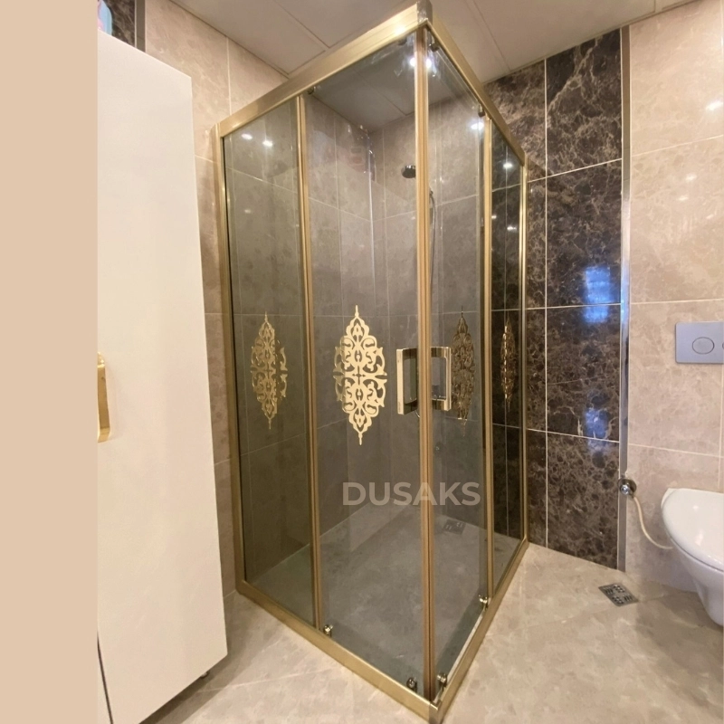 Sari Duşakabin Füme Cam H 190 Cm
