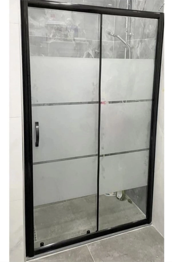 Siyah Duşakabin 5 Mm Temperli Cam, H190