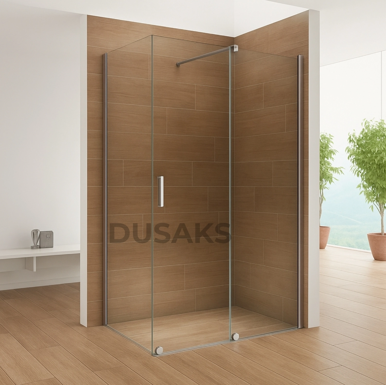 Xperra Parlak Duşakabin L Panel Cam H200 Cm