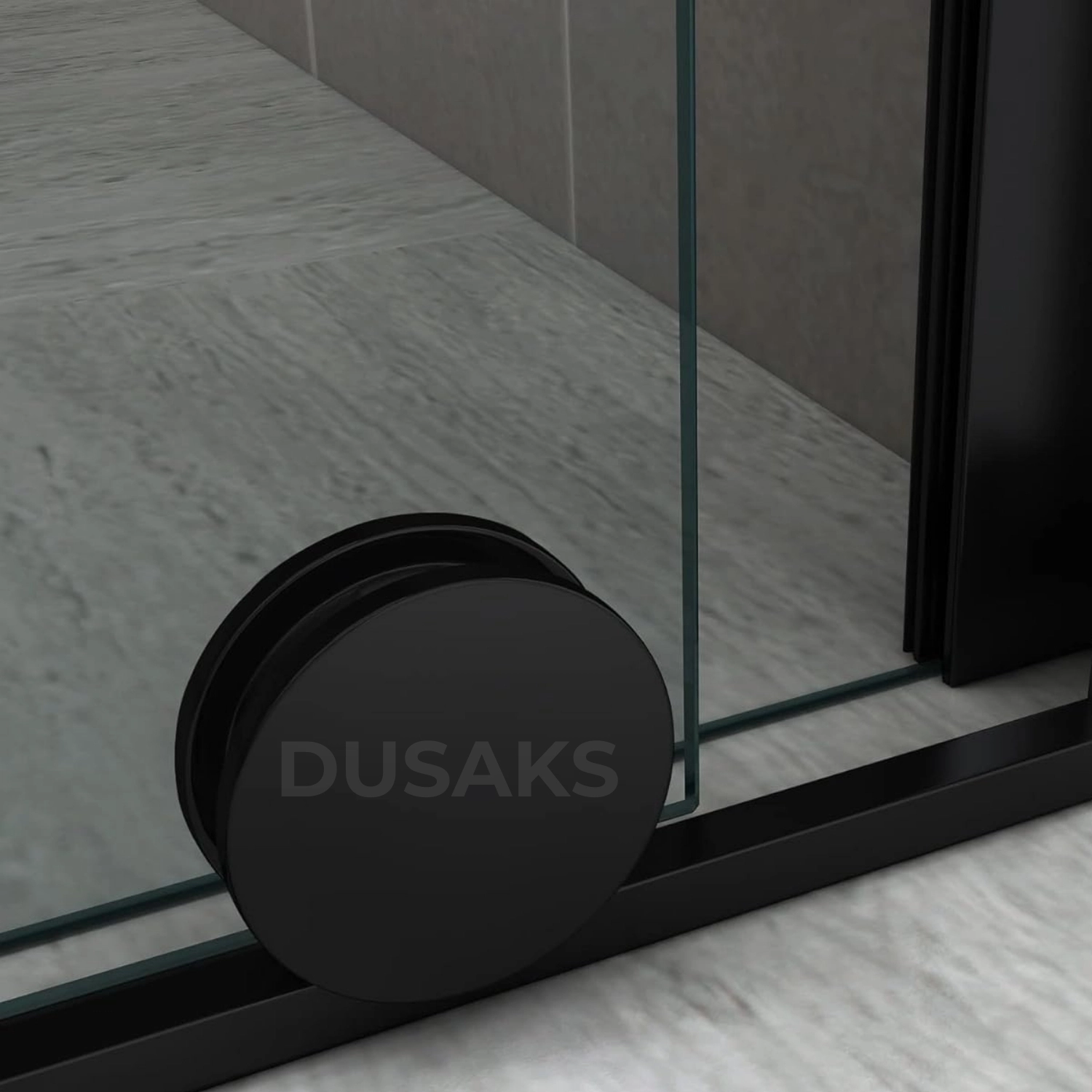 Xperra Siyah Duşakabin Sürgülü H200 Cm