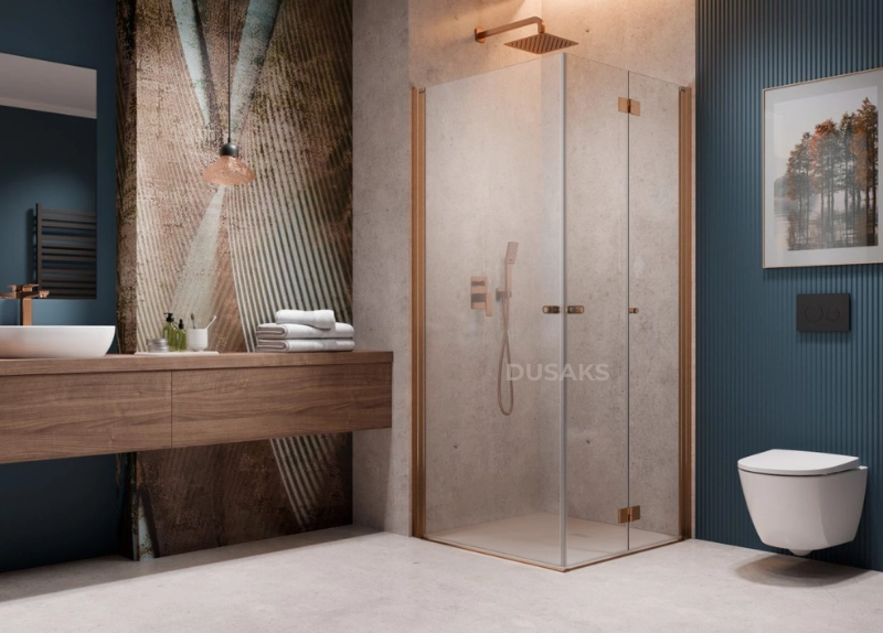 Bakır Menteşeli Duşakabin Modelleri Nes Seri