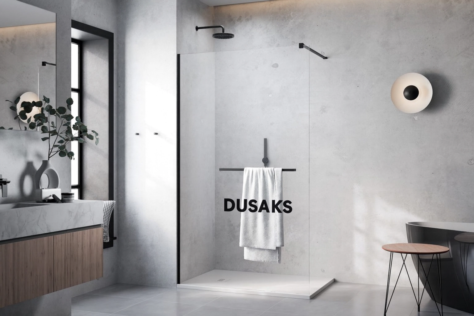 Siyah Kapısız Duşakabin şık ve Modern Tasarımlar 