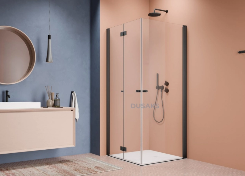 Siyah Menteşeli Duşakabin Modelleri Nes Seri